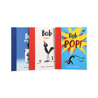 凯迪克图书 点读版 Bob The Artist 艺术家鲍勃系列3册 英文原版绘本 英语启蒙 毛毛虫点读笔配套书