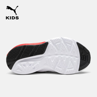 彪马（PUMA）儿童男女中童休闲鞋一脚蹬设计网面透气舒适运动鞋 黑色 -红色-彪马白 31