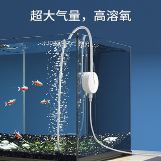 德克（D&A）鱼缸增氧泵 水族箱氧气泵 养鱼打氧机