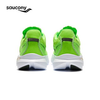 Saucony索康尼菁华14男子缓震跑鞋绿金40.5