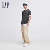 Gap 盖璞 男女装LOGO简约纯棉短袖T恤465795