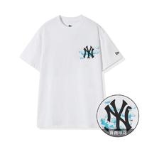 限尺码：NEW ERA 纽亦华 夏季MLB NY字母印花短袖T恤男女情侣潮牌穿搭圆领短袖t