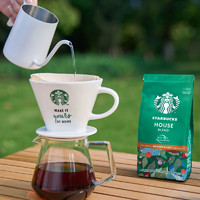 STARBUCKS 星巴克 研磨咖啡粉佛罗娜咖啡豆粉意式阿拉比卡咖啡粉黑咖啡2袋