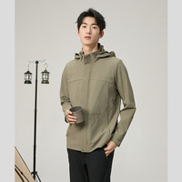 Rapido雳霹道2024年春季男士O系列运动可拆卸帽夹克外套CN4139O38 卡其色 175/92A