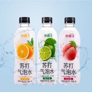 白桃苏打气泡水饮料360ml*24瓶整箱0糖0脂0卡青柠味苏打饮品