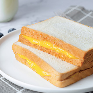 FUSIDO 福事多 海盐芝士风味吐司面包500g整箱营养早餐休闲充饥饱腹零食