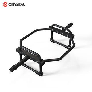 水晶（CRYSTAL）硬拉深蹲架家用大环形六角杠铃杆耸肩负重行走房器材 无杠铃片