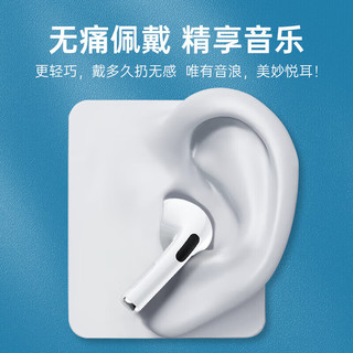魔为（MOVSEI）Pro4真无线蓝牙耳机半入耳式iPhone运动跑步双耳游戏高音质安卓ios适用于苹果OPPO华为IQOO Pro4雅典白【智能触控】
