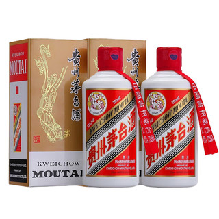 茅台（MOUTAI）飞天 53度 酱香型白酒 200ml*2瓶