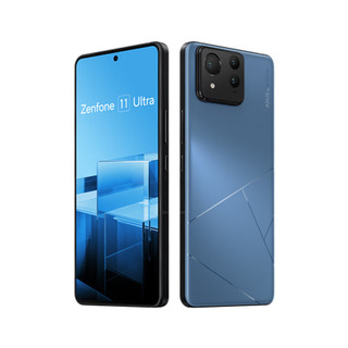 华硕ASUS Zenfone11 Ultra 5G安卓原生系统双卡 6.78英寸 国际版 蓝色 16+256GB