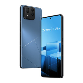 华硕ASUS Zenfone11 Ultra 5G安卓原生系统双卡 6.78英寸 国际版 蓝色 16+256GB