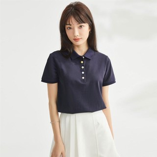 GIORDANO 佐丹奴 女士修身POLO短袖 4039940100166