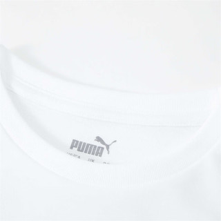 彪马（PUMA） 大童女子休闲印花短袖T恤 MODERN SPORTS 673474 白-02 164