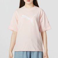 88VIP：PUMA 彪马 女粉色短袖新款跑步运动服休闲透气T恤 676650-66