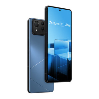 华硕ASUS Zenfone11 Ultra 5G安卓原生系统双卡 6.78英寸 国际版 蓝色 12+256GB