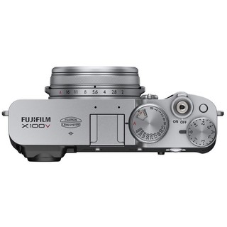 富士FUJIFILM X100V数码相机26.1MP X-Trans CMOS 4传感器高清4K视频 银色 相机