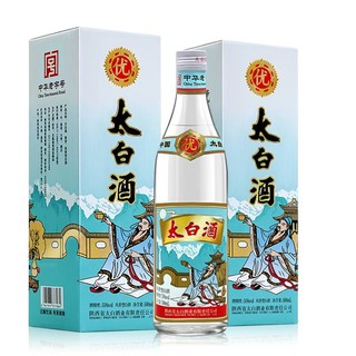 太白酒 凤香型白酒 纯粮固态发酵 优级太白口粮酒 55度 500mL 2盒 太白优级酒盒装