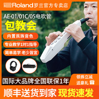 Roland 罗兰 电吹管乐器AE01娱乐初学ae05/01c电子萨克斯葫芦丝笛子
