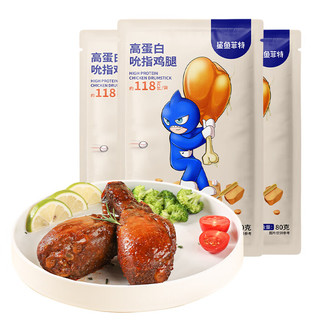 鲨鱼菲特 PLUS：鲨鱼菲特【59选4】去皮鸡腿奥尔良味80g*1袋