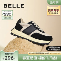 BeLLE 百丽 加绒板鞋女2023春季女鞋新款鞋子商场运动鞋休闲鞋Z2L1DAM3