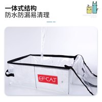 便携折叠猫砂盆超大号车载带盖猫咪厕所幼猫顶入式猫沙屎盆猫盆