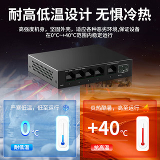 LIANGUO 联果 2.5G交换机5个2.5G电口+万兆SFP+光口