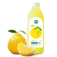 【单品】熙景源双柚汁果汁饮料1L*1瓶0脂柚子汁解腻