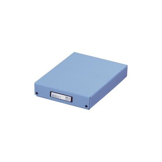 【】Lihit lab. 桌用收纳盒 文件收纳盒 A3 蓝色