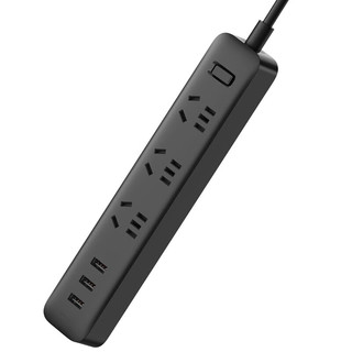 Xiaomi 小米 MI）米家USB插座/插线板/插排/排插/拖线板/插板/多功能接线板 3USB接口+3孔位 小米插线