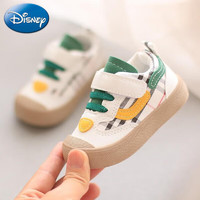 Disney 迪士尼 学步鞋男宝宝鞋子春秋季0一1-3岁半软底女小童单鞋婴幼儿 B837绿色 17码内长12.5厘米