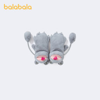 88VIP：巴拉巴拉 儿童手套冬季保暖加绒可爱防风男童女童立体青蛙造型卡通