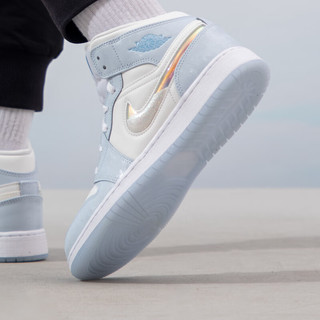 耐克（NIKE）大童女鞋 24春季AIR JORDAN 1 MID 运动鞋子耐磨比赛训练篮球鞋子 FQ9117-400 36