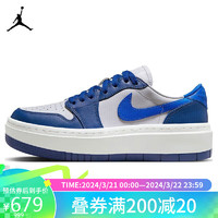 NIKE 耐克 篮球鞋女AJ1乔1气垫AIR JORDAN 1秋冬运动鞋DH7004-400蓝白39