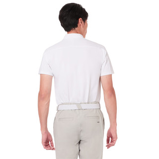 Taylormade泰勒梅高尔夫T恤2024服装夏季Block男士圆领休闲舒适户外短袖 M19502 白色 L
