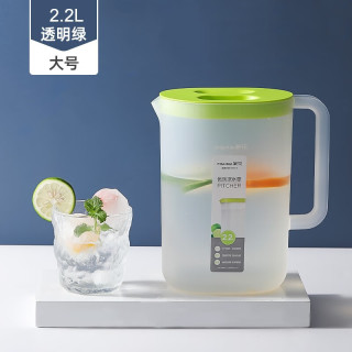 茶花 塑料耐高温凉水壶 2200ml