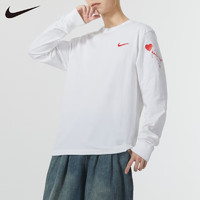 耐克（NIKE）男装 2024春夏新款运动服长袖T恤衫时尚潮流爱心圆领休闲舒适上衣 FV3994-