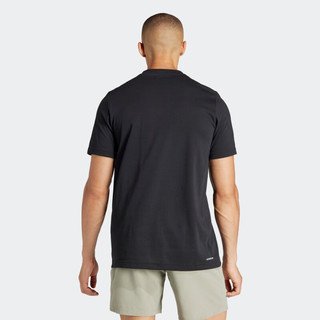 adidas澳洲网球大满贯系列运动上衣短袖T恤男阿迪达斯 黑色 A/2XL