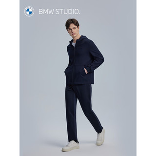 BMW Studio宝马studio 2024年春夏男装纯羊毛舒适针织休闲裤 NAVY 31