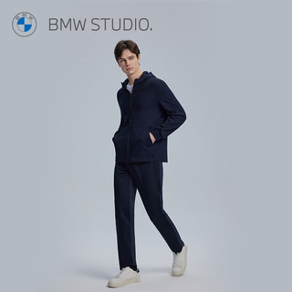 BMW Studio宝马studio 2024年春夏男装纯羊毛舒适针织休闲裤 NAVY 36