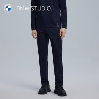 BMW Studio宝马studio 2024年春夏男装纯羊毛舒适针织休闲裤 NAVY 36