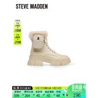 史蒂夫·马登 STEVE MADDEN/思美登秋冬厚底齿轮潮酷马丁靴 TANKER-PF 沙色 37