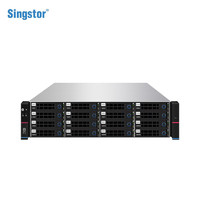 Singstor 鑫云 旗舰级光纤共享阵列SS500P-16R 16盘位高性能万兆存储