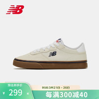 new balance NB男女鞋232系列简约舒适复古板鞋AM232WGH 本白色AM232WGH 40.5 (脚长25.5cm)