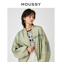 MOUSSY 摩西 2024春季新品日系Bomber飞行员轻便夹克外套010HSS30-0130