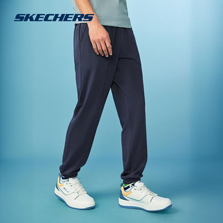 斯凯奇（Skechers）裤子男女同款2024春季休闲裤运动户外宽松黑色长裤L224M067 男款-奥德赛灰/026R S