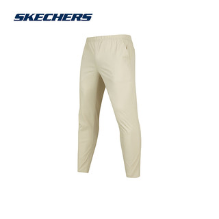 斯凯奇（Skechers）男子2024春夏款运动长裤透气吸湿速干舒适百搭干爽P224M046 陨石褐色/044Z XL