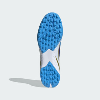 adidas梅西系列X CRAZYFAST LEAGUE硬人造草坪足球鞋男女阿迪达斯 深蓝色/淡蓝色/金色 43(265mm)