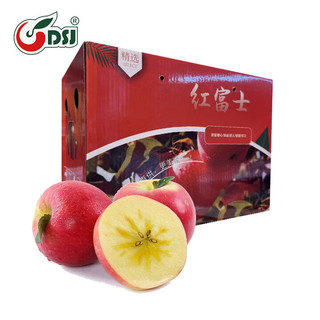 DSJ 新疆阿克苏 10斤礼盒装 苹果脆甜多汁 果径80-85mm 源头直发