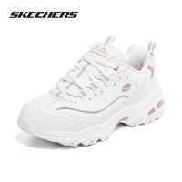 SKECHERS 斯凯奇 女鞋透气2024春夏女厚底增高老爹鞋时尚百搭休闲鞋耐磨运动鞋