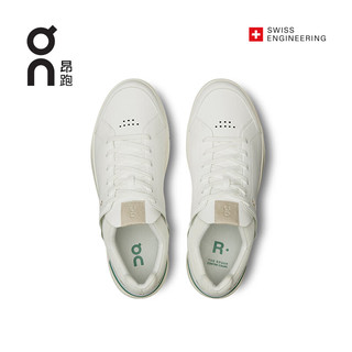 On昂跑×费德勒特别合作 THE ROGER Centre Court 2 男款运动休闲 White/Green 白色/绿色 40